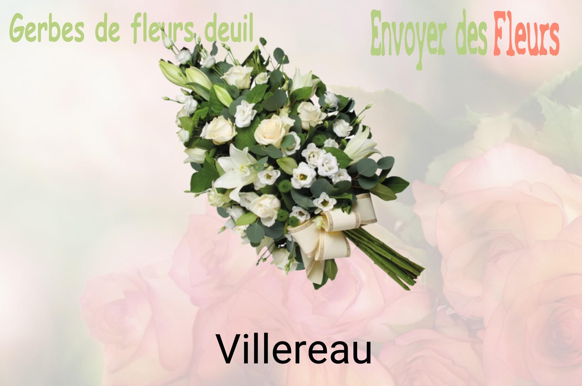 Gerbe de fleurs de deuil livrée à Villereau